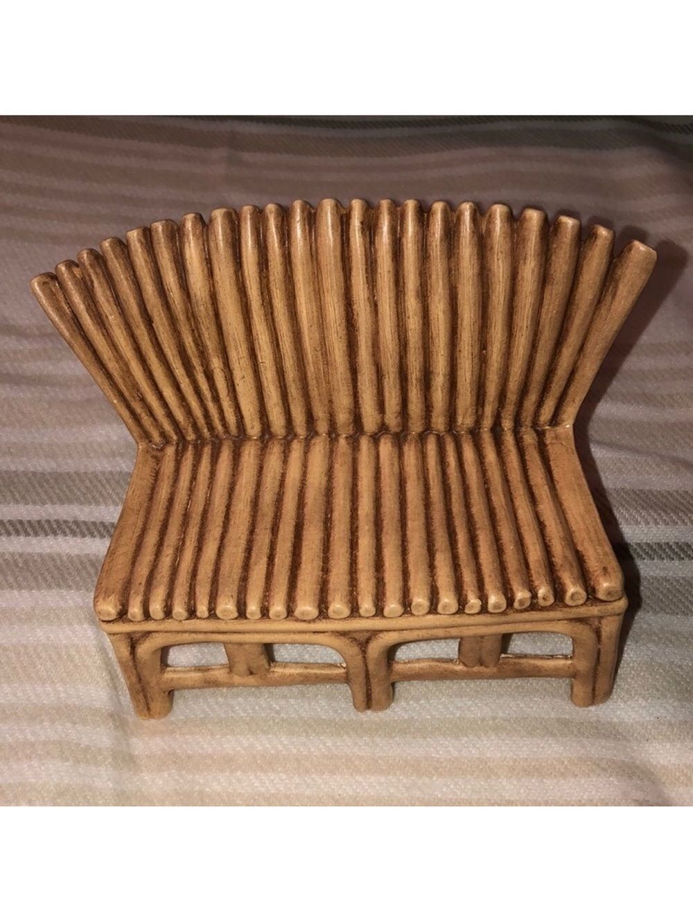 Handmade Ceramic Bench Candle Holder Decor